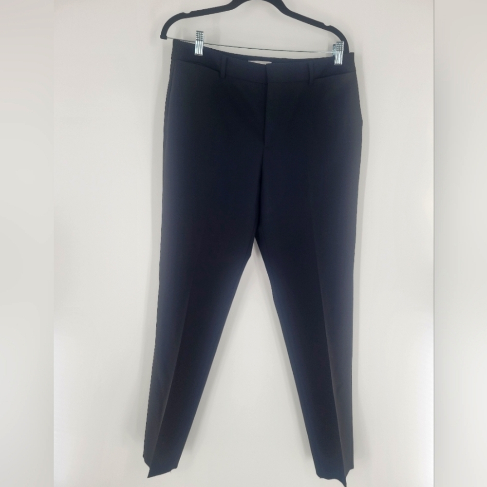 Coach New York wool slim black woman pant size 10
